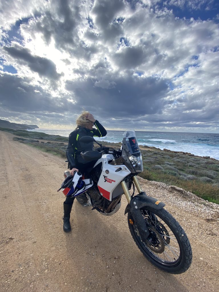 the girl on a bike vanessa ruck dainese yamaha tenere 700 review 3
