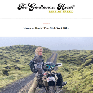 the girl on a bike vanessa ruck news media the gentleman racer