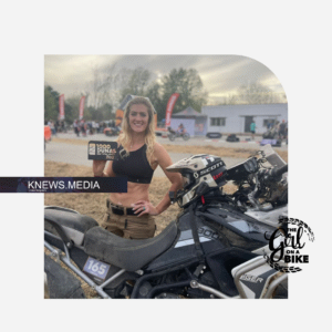 The girl on a bike vanessa ruck 1000 Dunas Rally 1