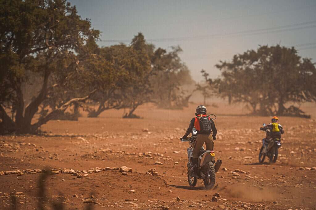 The girl on a bike Morocco Desert Challenge 1