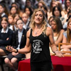 The_girl_on_a_bike BecauseICan School Speech Day Speaker